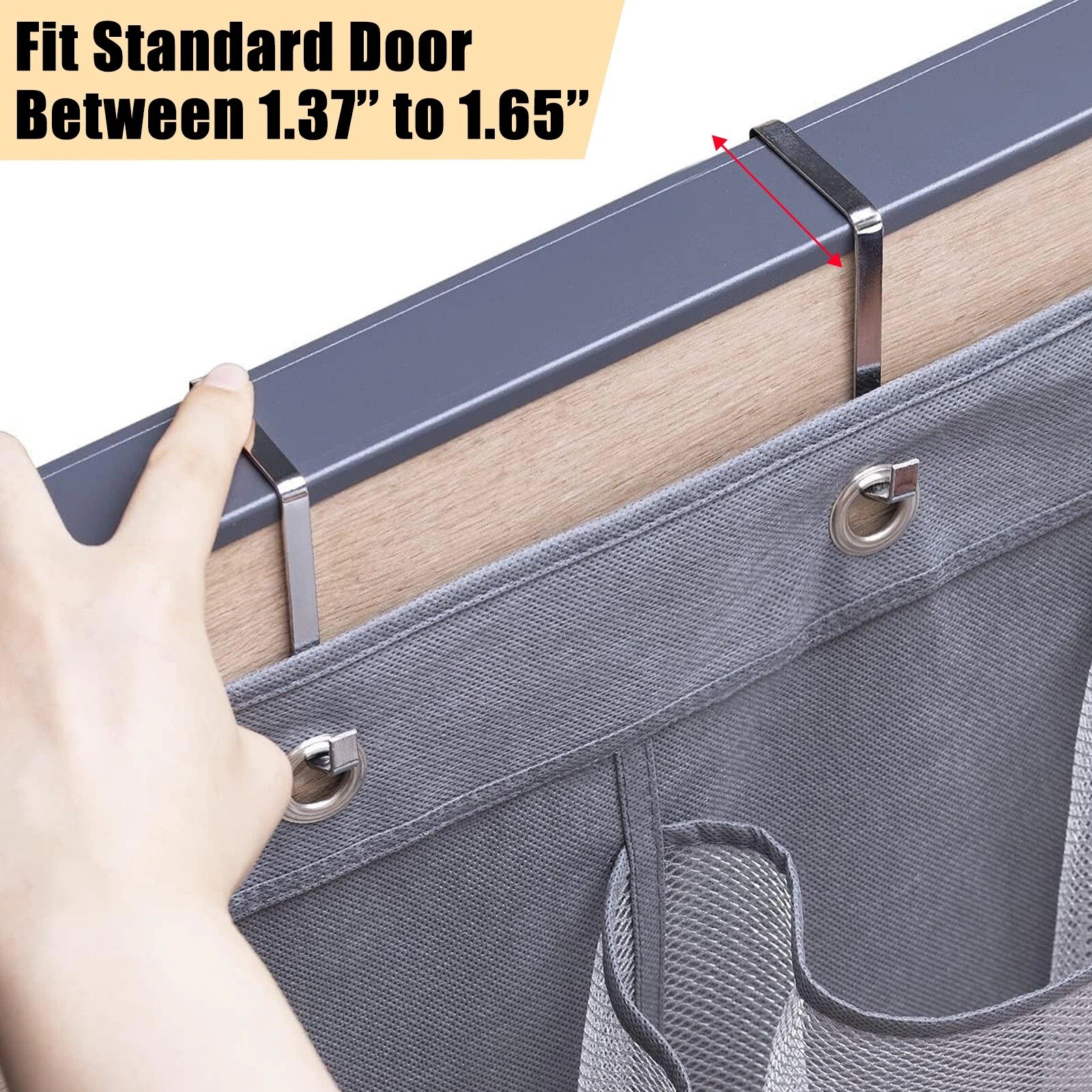 28 Pocket Over Door Shoe Organizer Rack Hanging Storage Holder Hanger Bag Closet