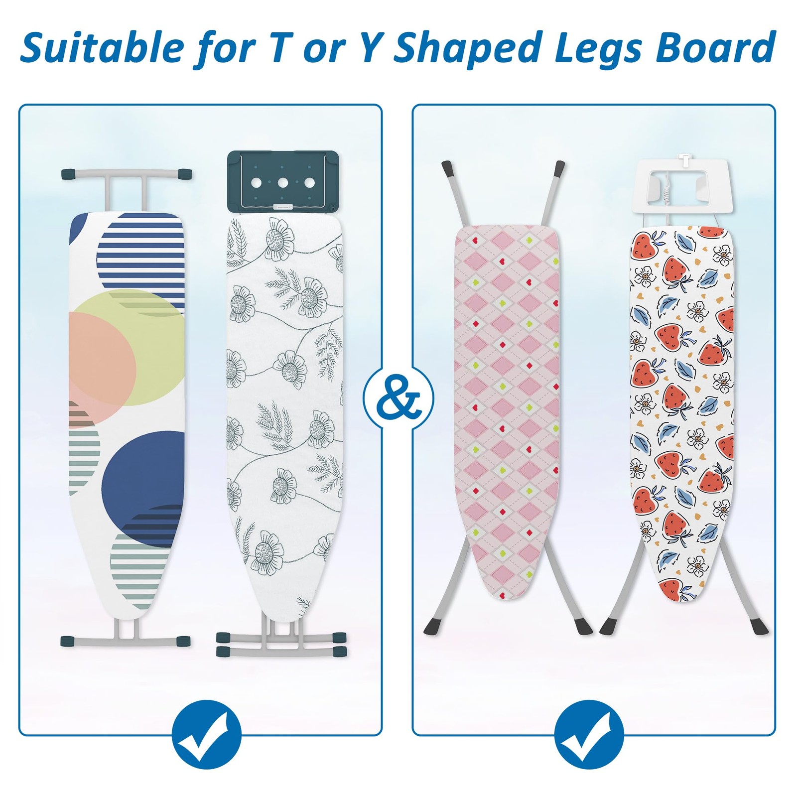 efluky Ironing Board 12.59″ L x 5.9″ W x 2.36″ H (32cm x 15cm x 6cm), Black