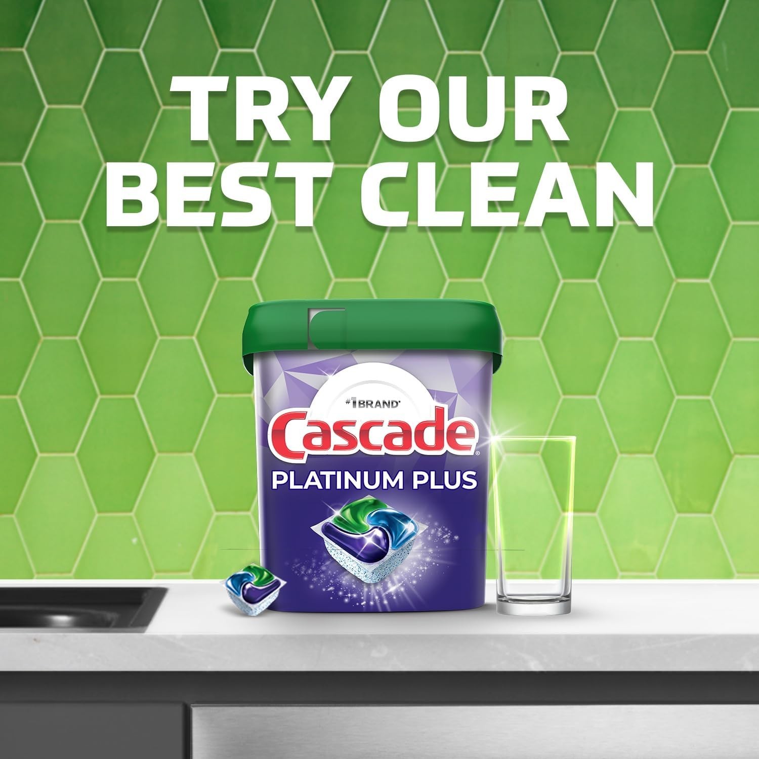 Cascade Complete Powder Dishwasher Detergent, Fresh Scent 75 oz White(Pack Of 1)