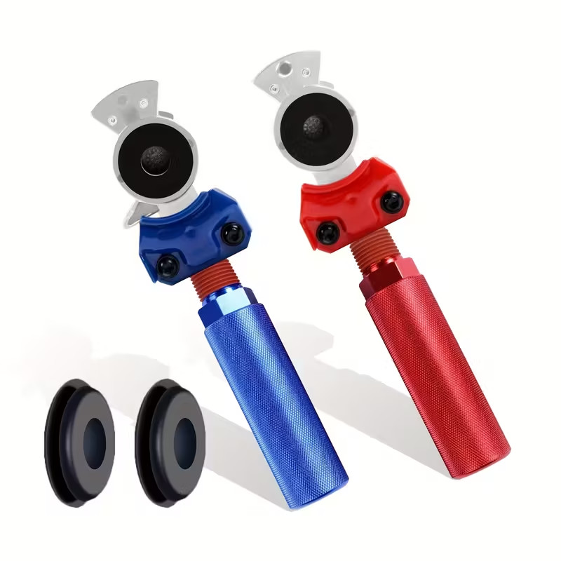 Glad Hands Set for Semi Trucks Trailer Aluminum with Extensions Seals and Grips