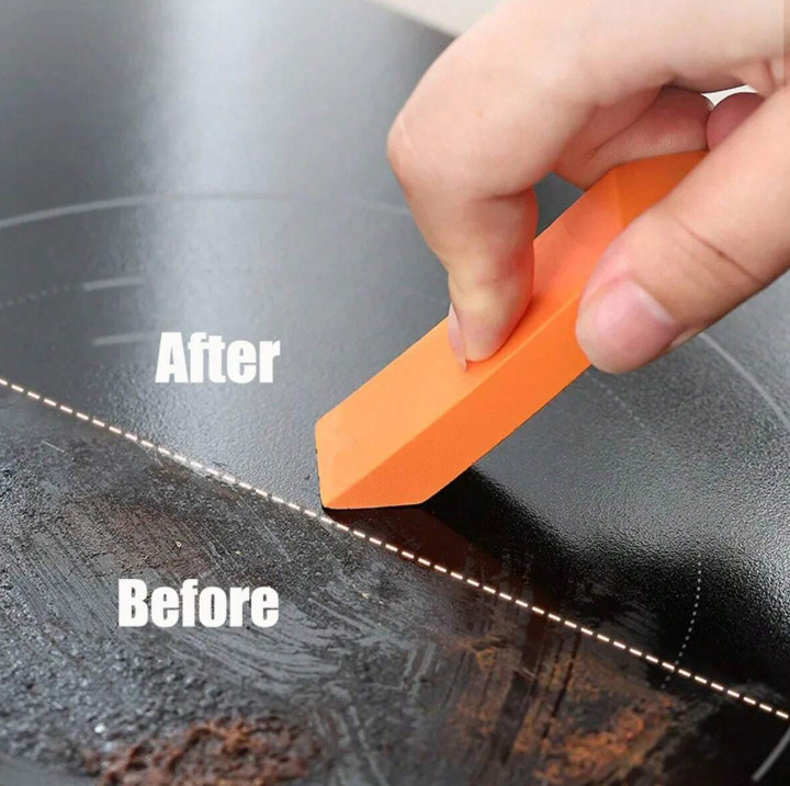 1 pc Bathroom & Kitchen Scale Eraser – Rust Removal Rubber Cleaning Tool