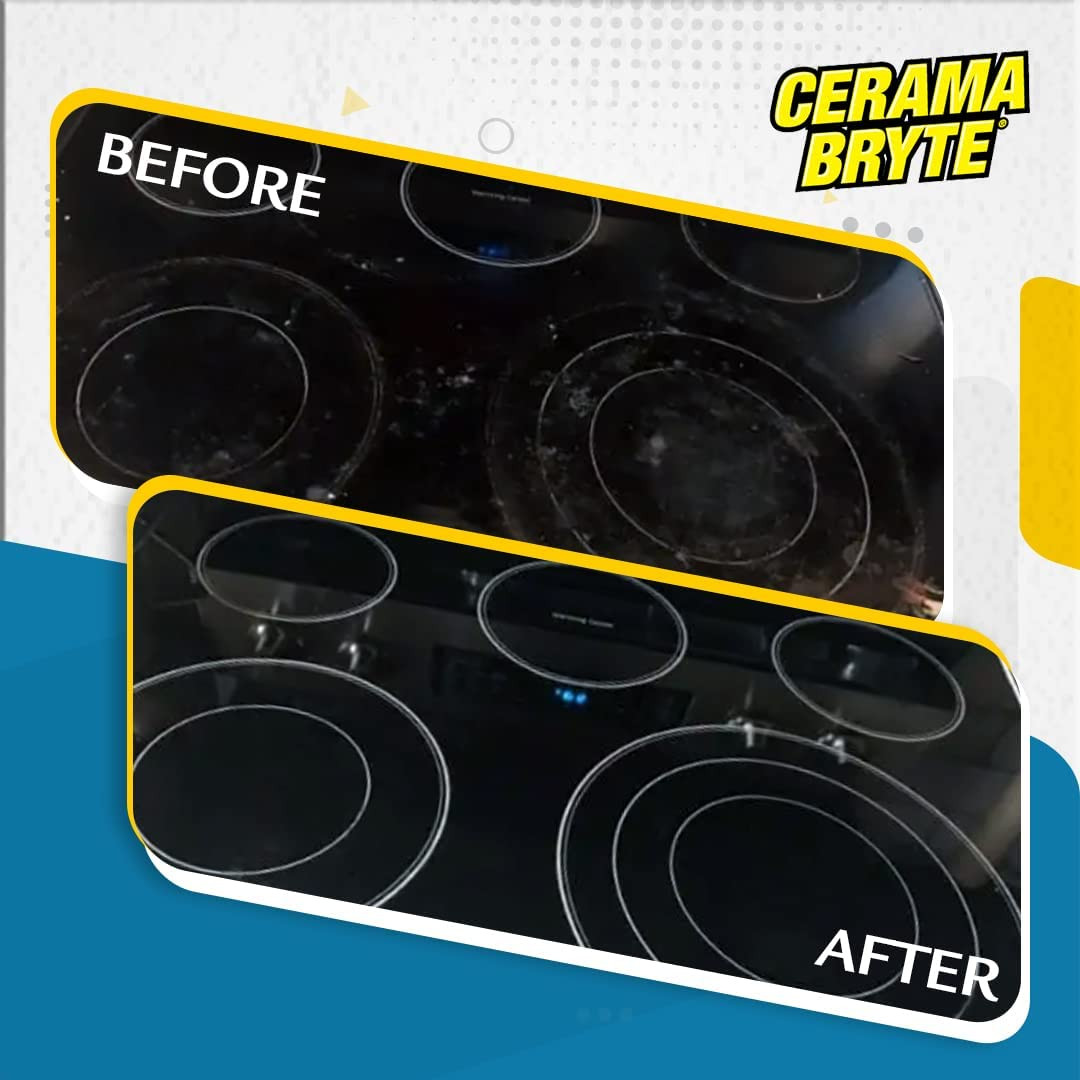 Daily Spray Cooktop and Stove Top Cleaner for Glass & Pads Combo Kit – Ceramic S