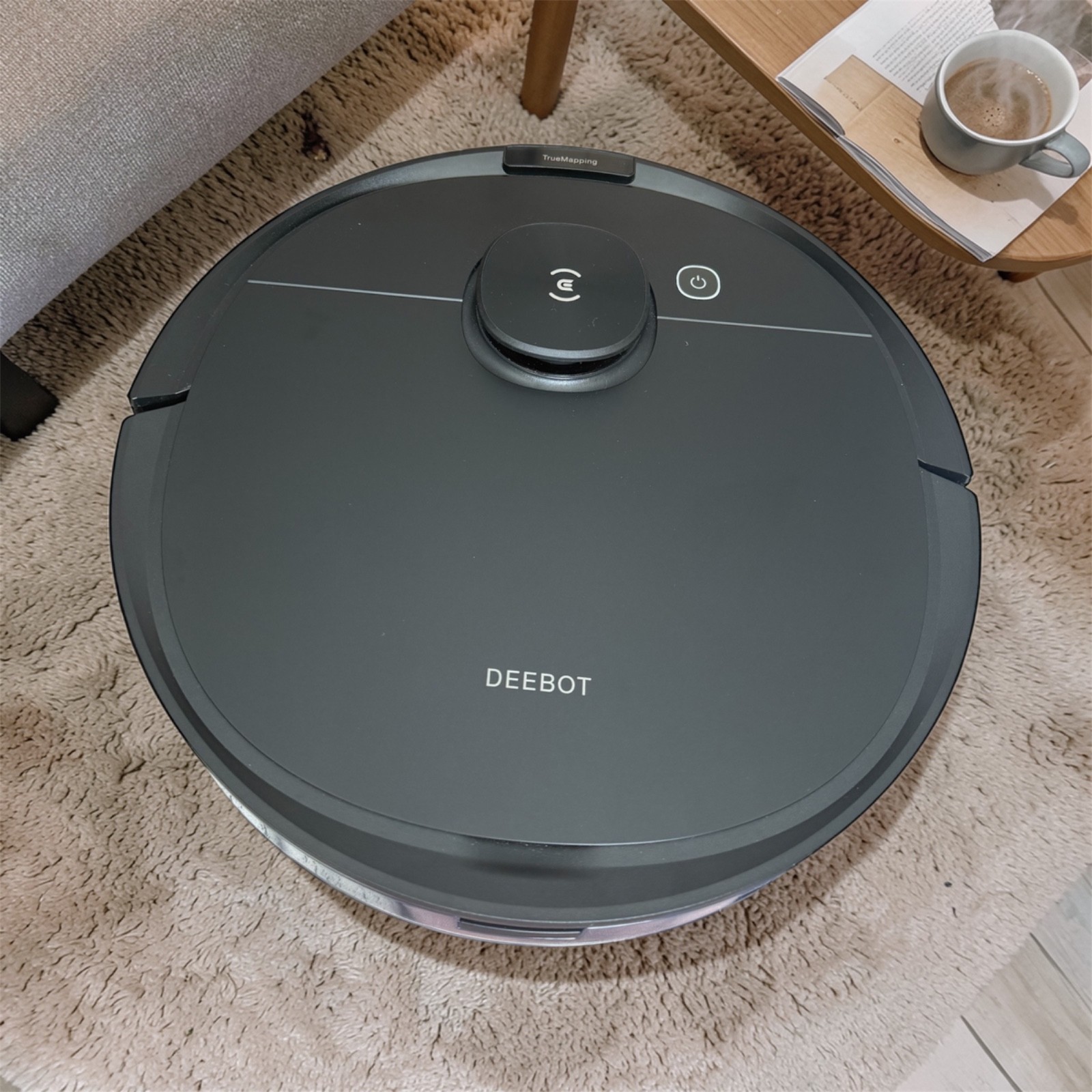 Ecovacs Deebot Ozmo N8 Robot Vacuum Cleaner & Mop – Black