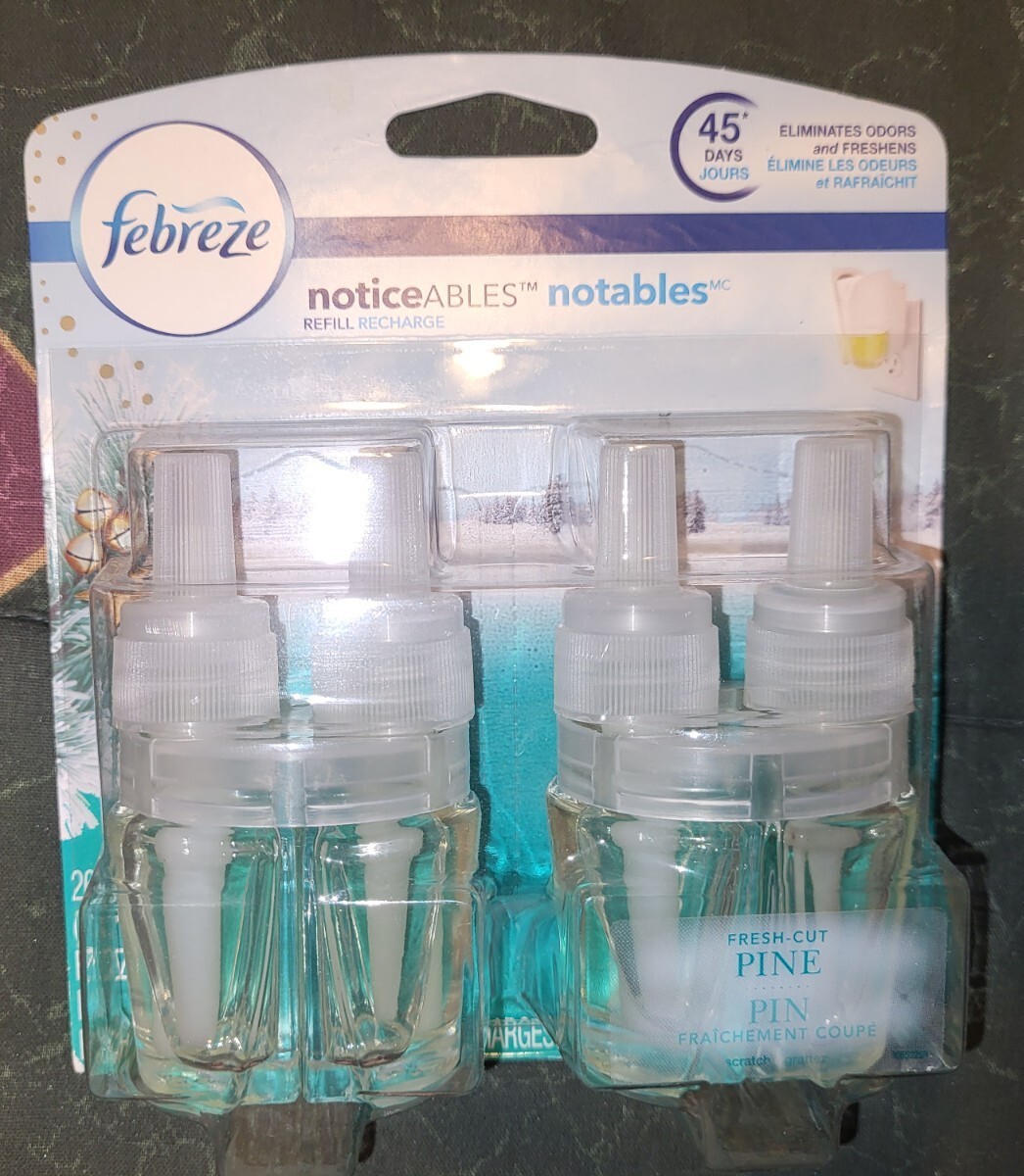Febreze Noticeables Notables Scented Oil Refill Fresh Cut Pine 2 Refills