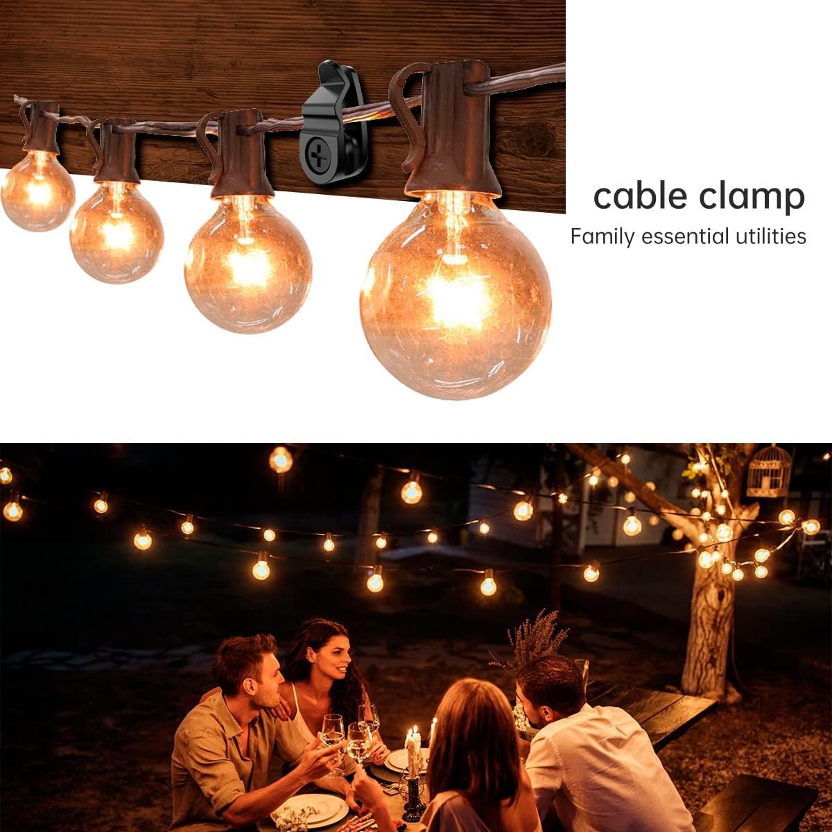 String Light Hanger Hooks,Screw in Hooks for Hanging Christmas Light,Led Fairy