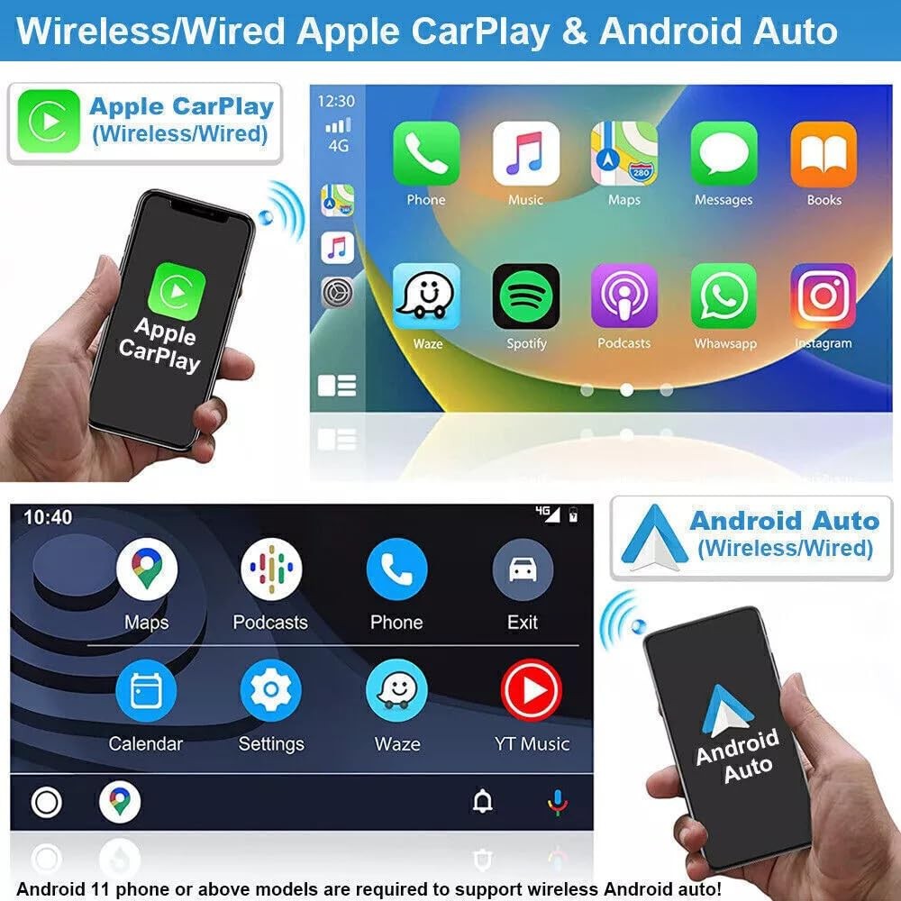 Android 14 2-Din Car Stereo for Ford Excursion 00-03 10in Carplay BT GPS 4+64G