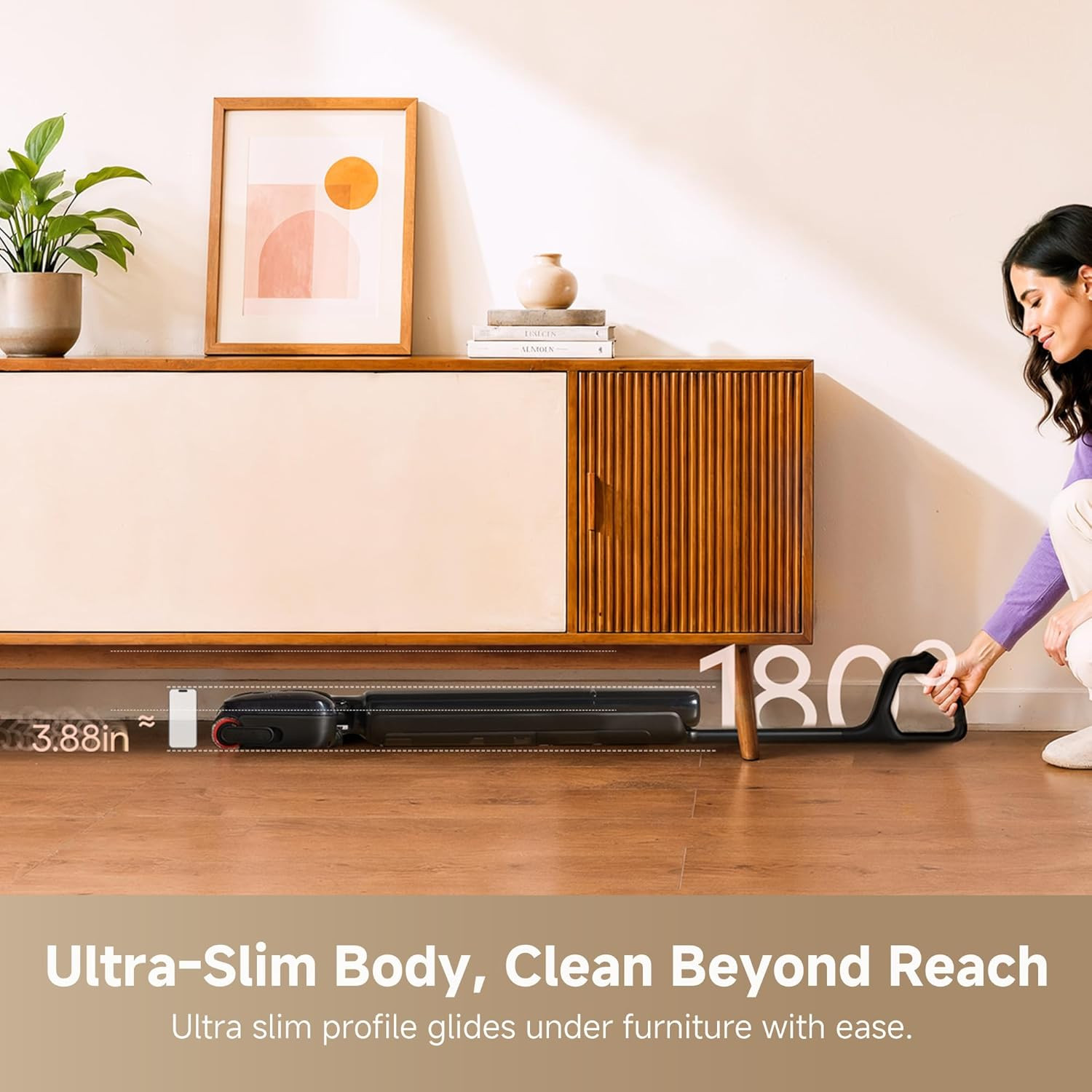 DREAME Aero Wet Dry Vacuum Cleaner, All-in-ONE Vacuum Mop for Wet & Dry Messes,