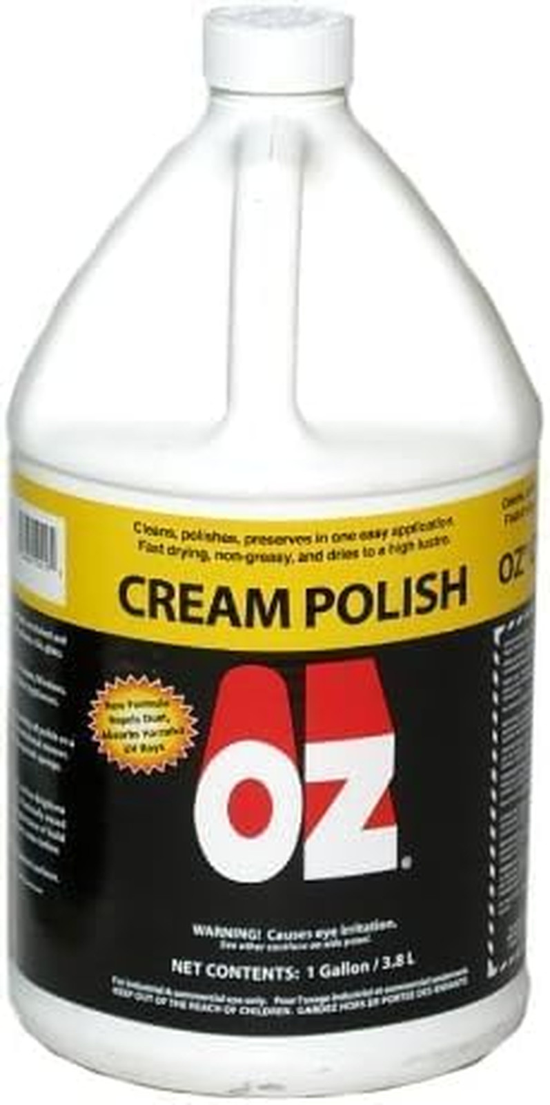 Non-Aerosol OZ Cream Polish – 1 Gallon for a Stunning, Long-Lasting Shine