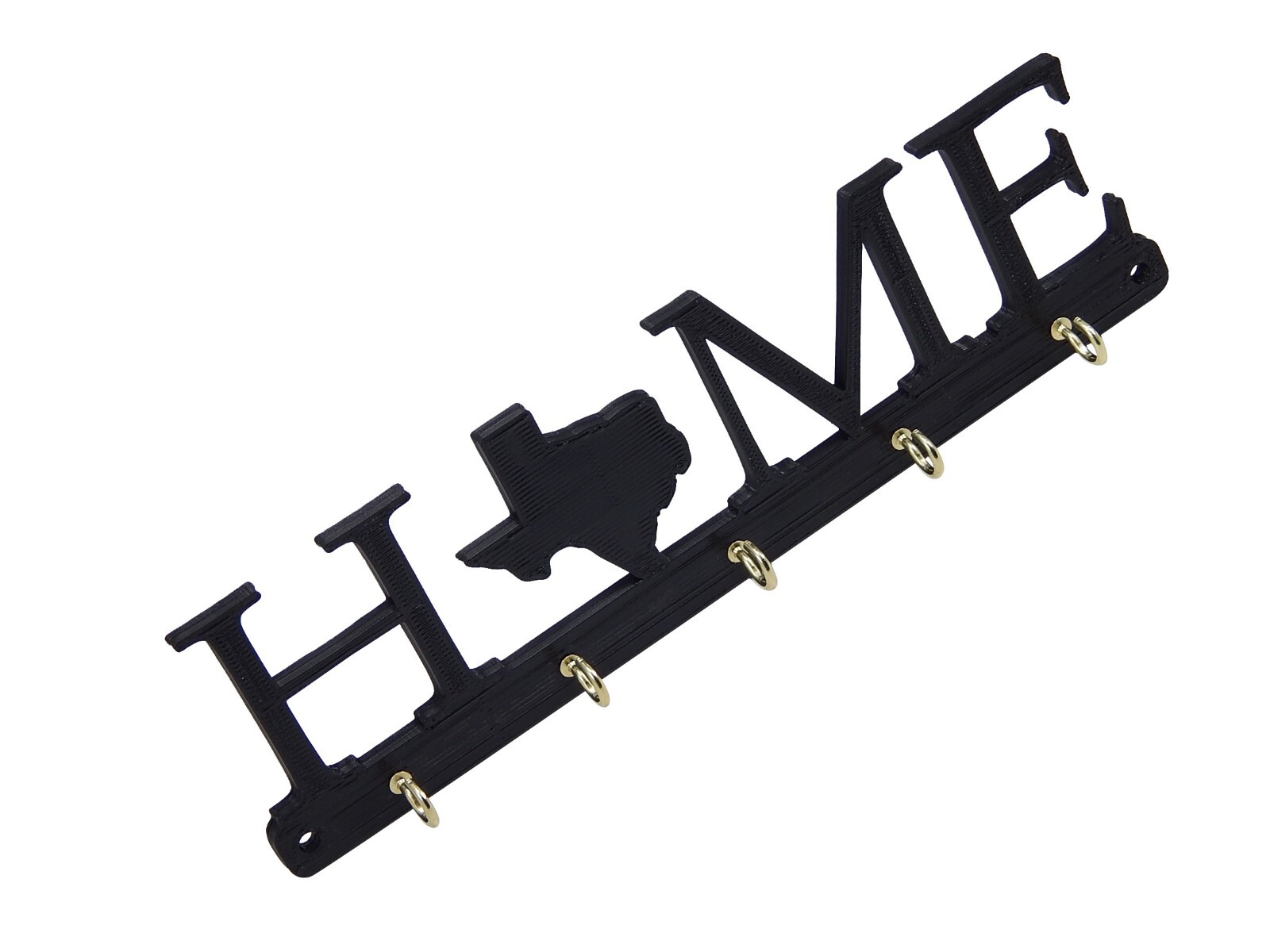 Texas Home Lone Star State Shape Key Holder Hanger Rack Housewarming Wall Gift