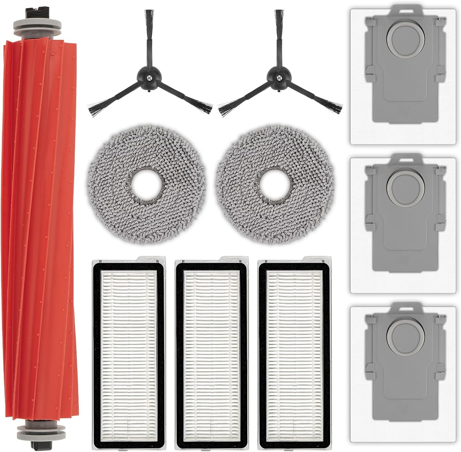 11 Pack QRevo S Replacement Parts Compatible with Roborock Qrevo S Qrevo Pro