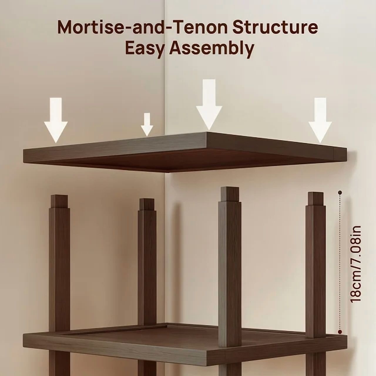 9-Tier Bamboo Vertical Shoe Rack Tall Narrow Space Saving Organizer Entryway