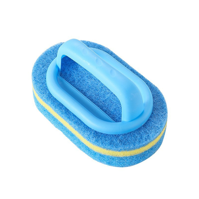 2Pcs Multifunctional Cleaning sponge with Handles for kitchen bathroom Hot USA