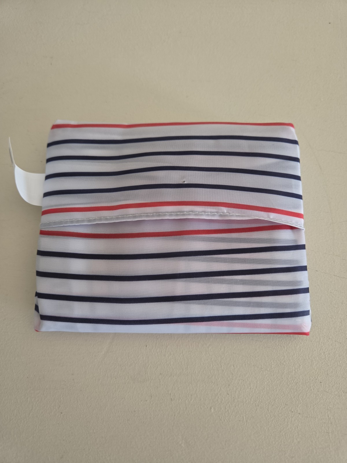 Monoprix Reusable Red,White&Blue Stripe Shopping Bag