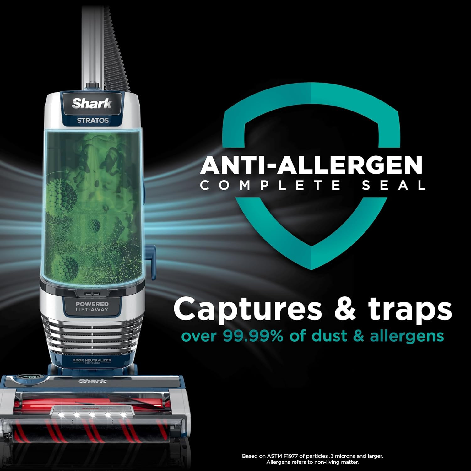 Shark Stratos Upright Vacuum with DuoClean, HairPro & Self-Cleaning Brushroll