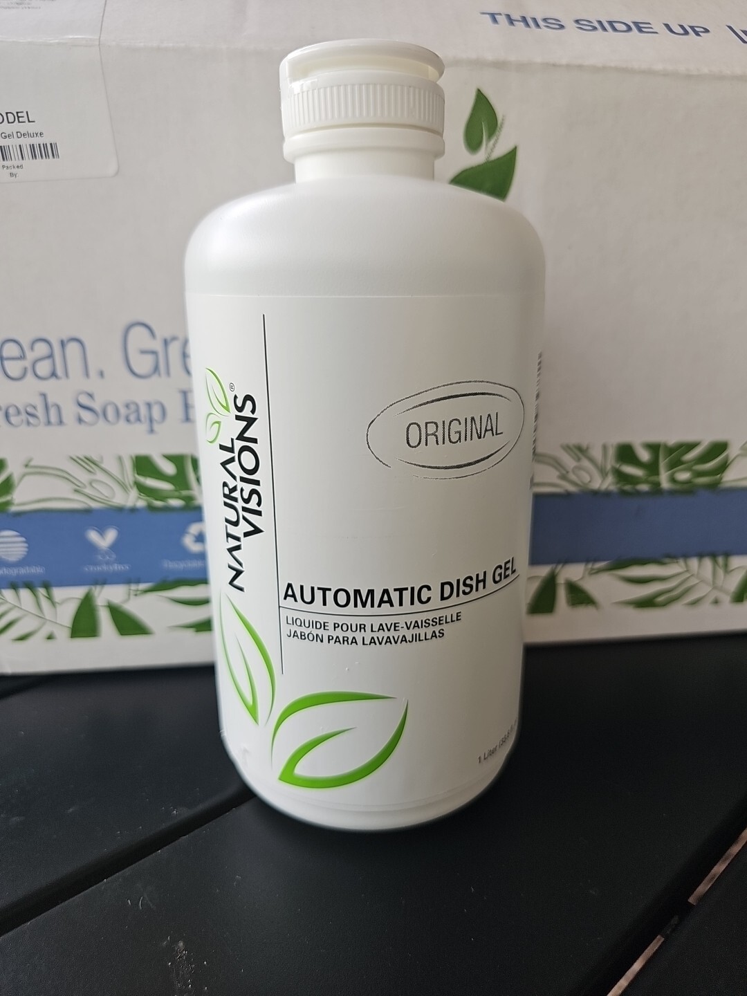 Natural Visions liquid Automatic dishwasher dish gel 33.8 fl oz / 1 Liter
