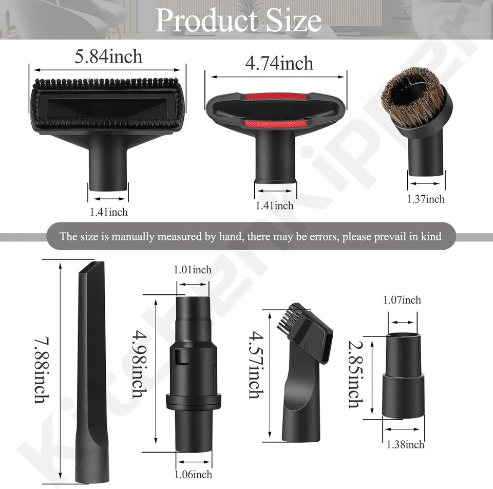 1 1/4″ (32Mm) Vacuum Attachments Compatible with Shark Navigator Lift-Away NV350