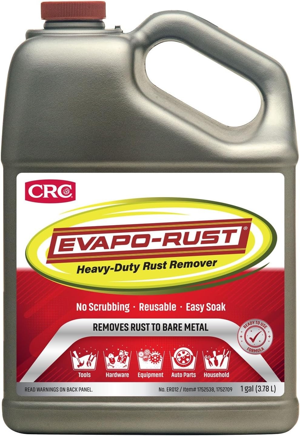 Non-toxic 1 Gallon Rust Remover – Perfect for Industrial & Household Metal Items