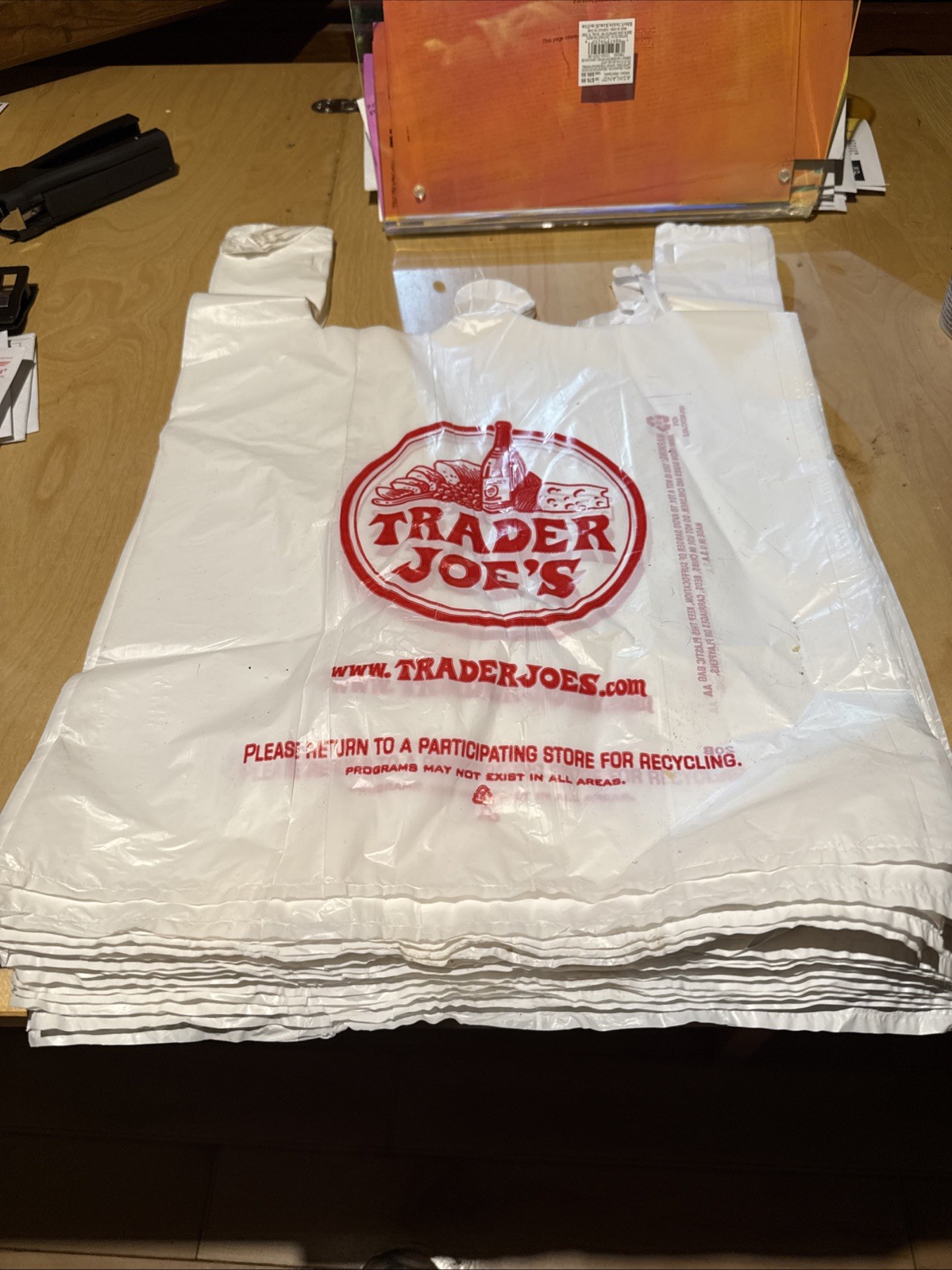 Lot 132 Bags Trader Joe’s Discontinued 132Plastic Bags