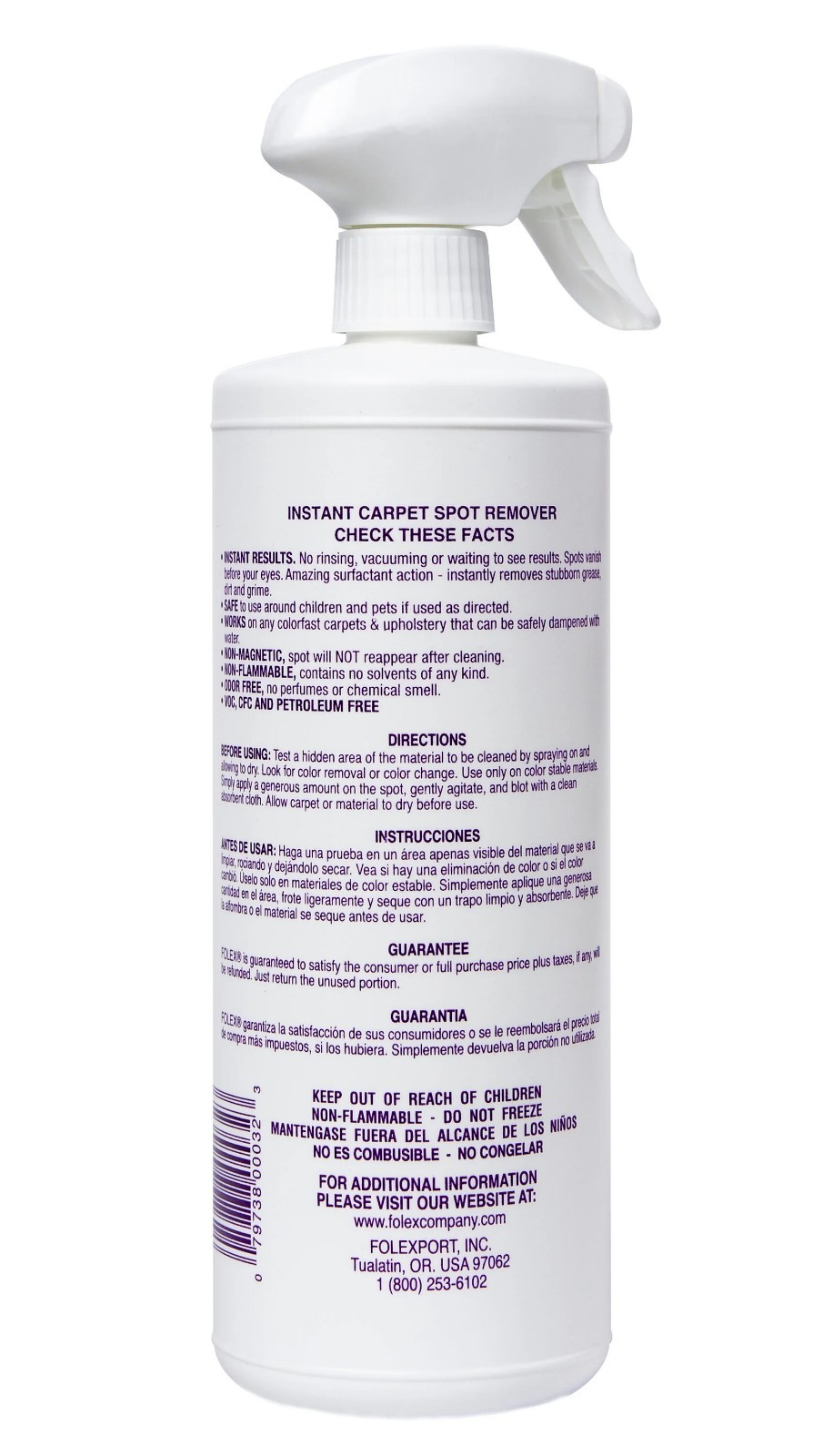 Folex Instant Carpet Spot Remover 32 oz