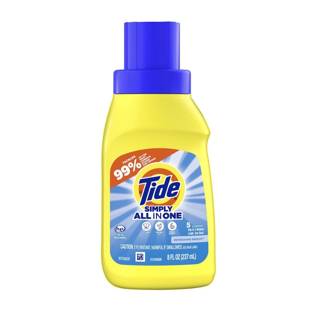 Ɣ TIDE SIMPLY (8 Fl Oz.) 🟡🫧 ●ALL IN ONE● 🟡🫧 ≈Refreshing Breeze≈ Detergent.