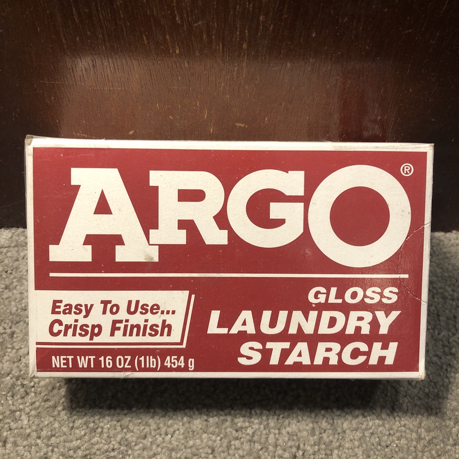 Exp 04/2013 – ARGO Gloss Laundry Starch Red, Removes Greasy Spots 16oz