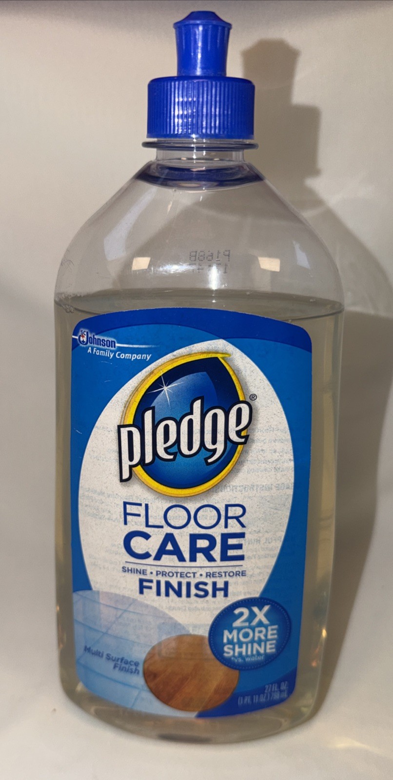 Pledge Floor Care Finish with Future Shine Multi Surface 27 fl oz 90% Full 2016