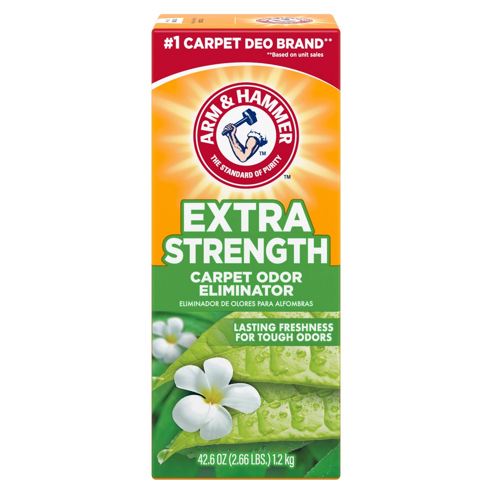 Arm & Hammer Carpet Cleaner Deodorizing Powder 42.6oz Odor Elimination Home Odor