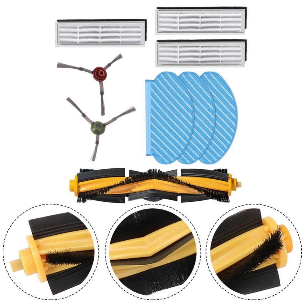 Replace Set For Yeedi Vac 2 Pro Vacuum Cleaner Parts With These Components