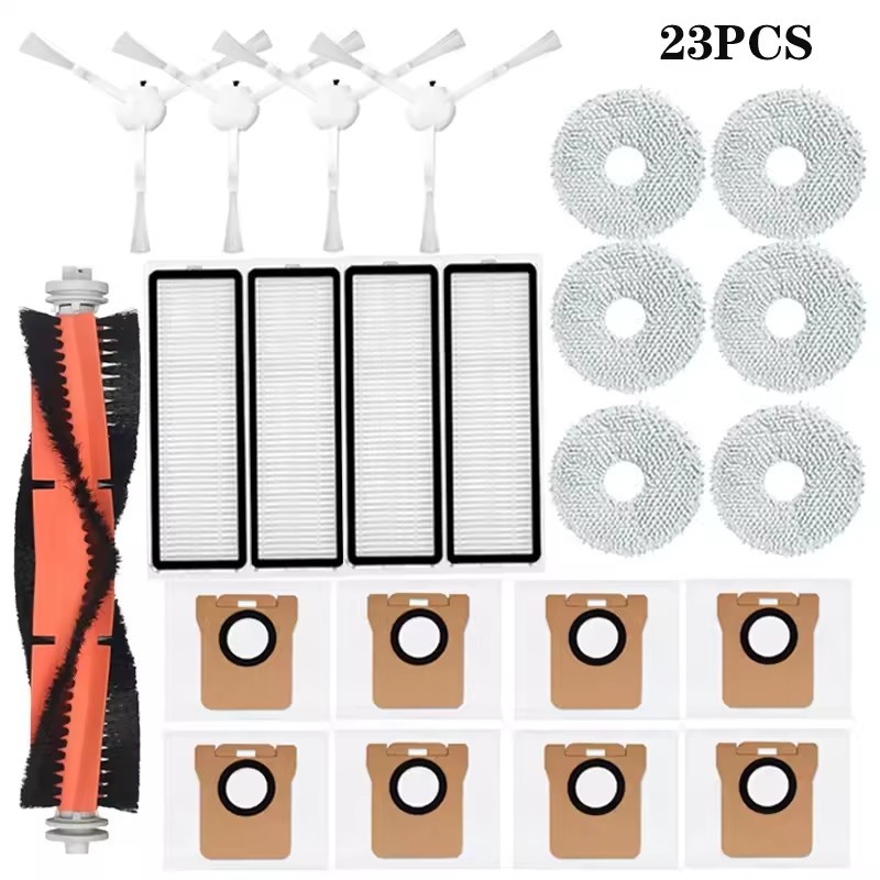 For Xiaomi X10+ X10 Plus (B101GL) Robot Vacuum Brush Filter Dust Bag Wipe Parts