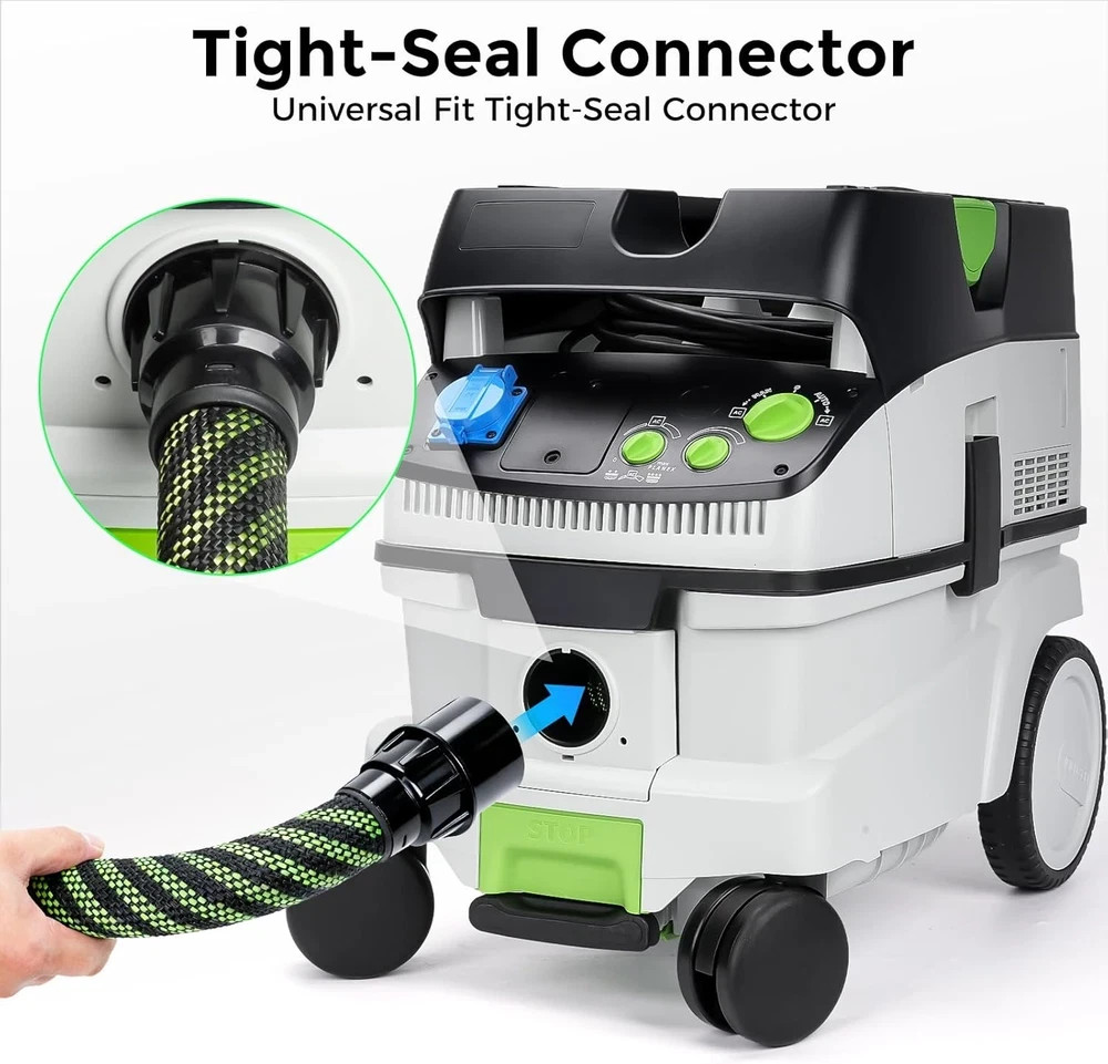 Dust Extractor Hose D27/32 X 3.5M(11.5 Ft) Compatible with Festool Vacuum, Compa