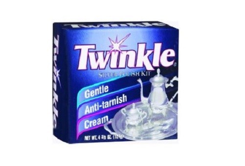 Twinkle Silver Polish Kit 4 3/8oz Jar Anti Tarnish