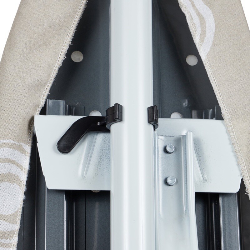 T-Leg Ironing Board Adjustable Height Durable Steel Frame Space Saving Design US