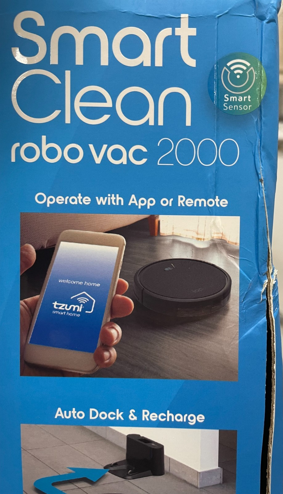 IONVAC SMARTCLEAN ROBOVAC 2000 – BOXES ARE damaged. Products are new