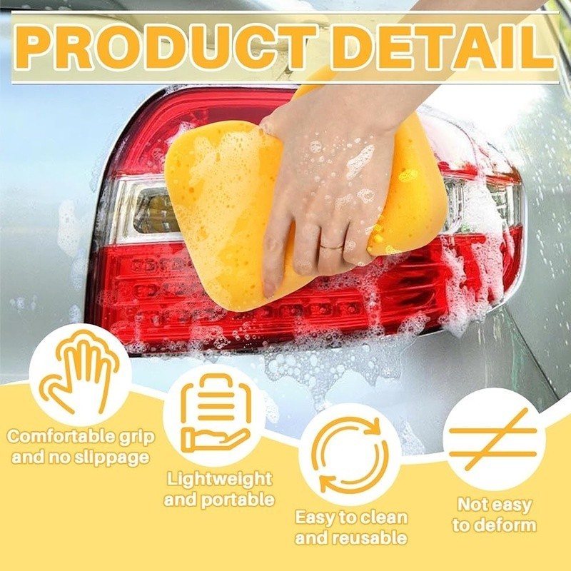 Heavy Duty Absorbent Sponge Multi-Purpose Cleaning Automotive Boat Grout Pottery