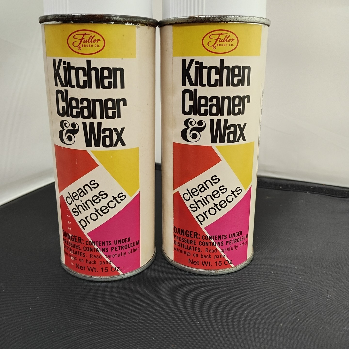 2 Fuller Brush Kitchen Cleaner & Wax 2 Full 15 Oz Cans Cleans Shines Protects