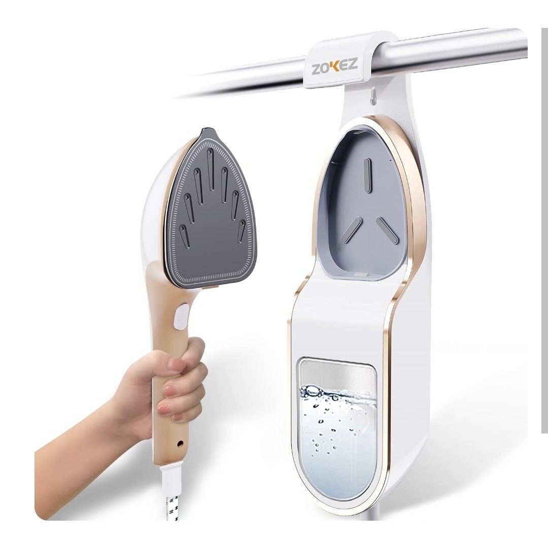 Handheld Steamer for Clothes, 1500W Extra Large Soleplate, 330ml Detachable T…