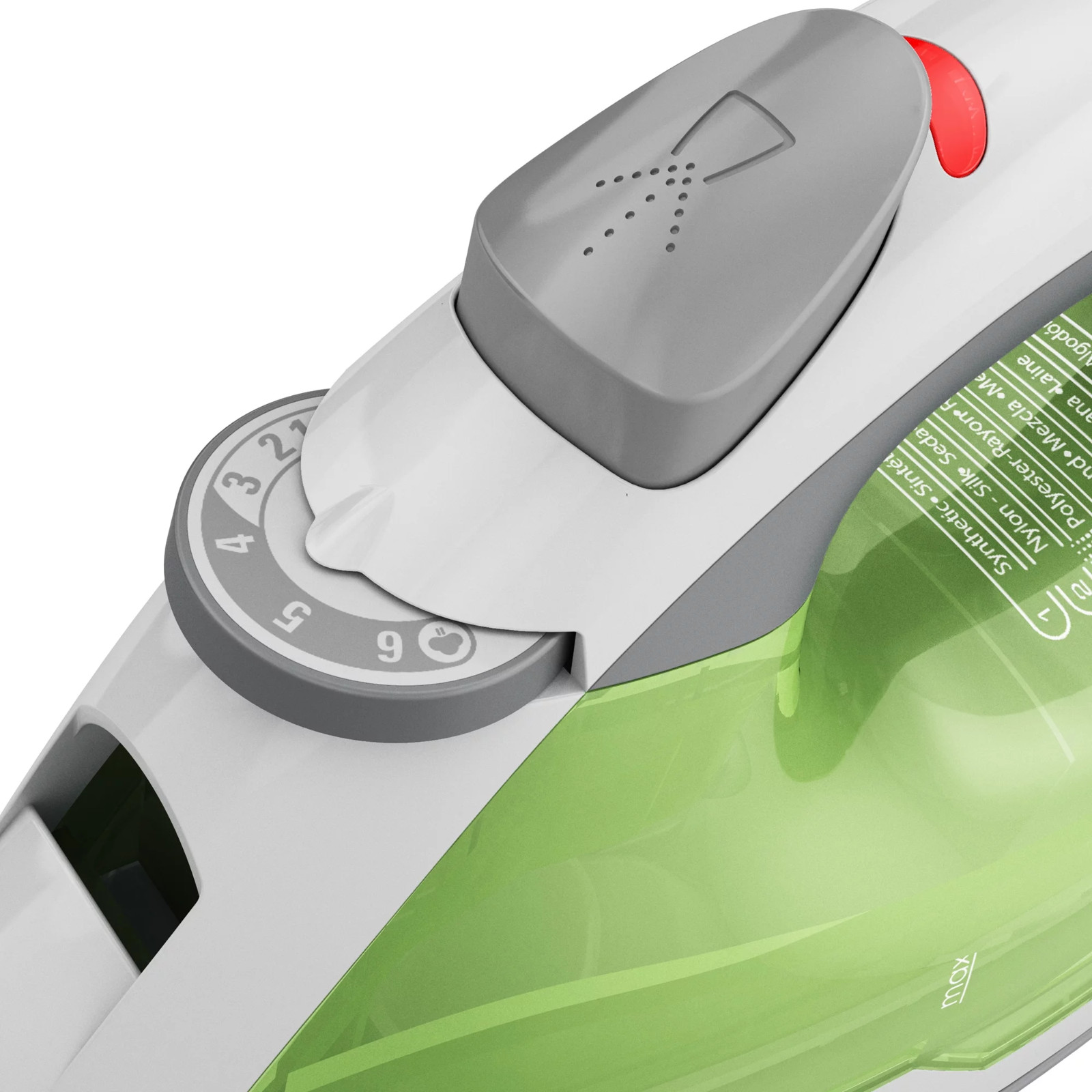 Professional Steam Iron Clothes Nonstick With Compact Garment Portable Anti-Drip