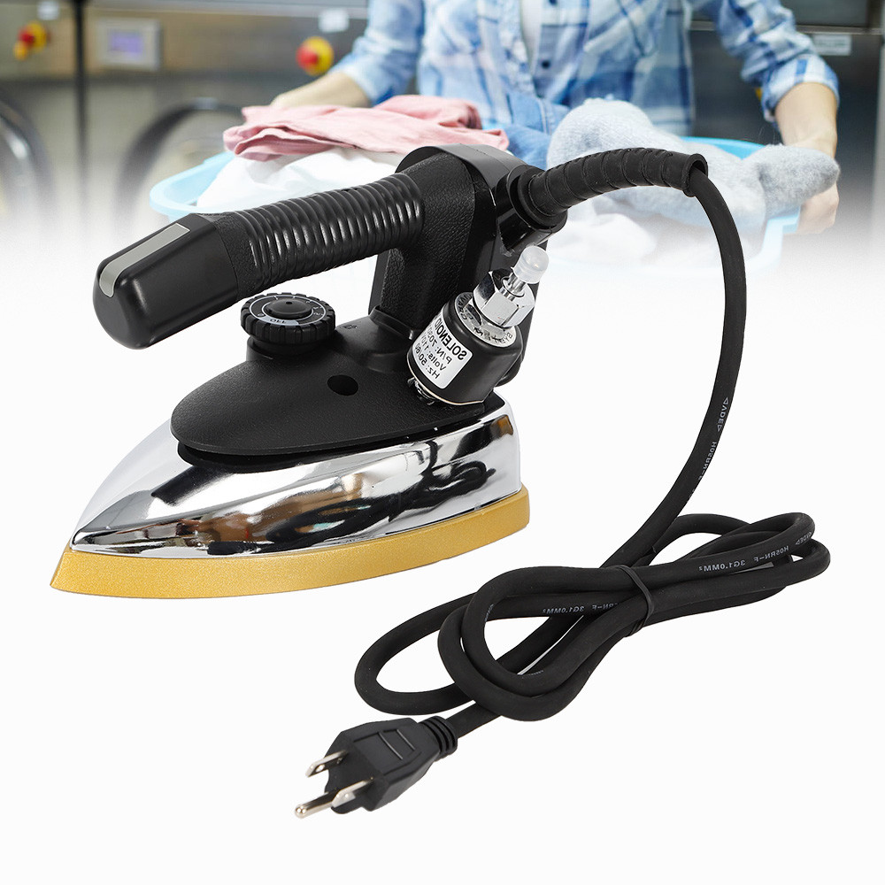 1000W Commercial Steam Iron Industrial Electric Steam Iron 60~220℃ +3L Tank