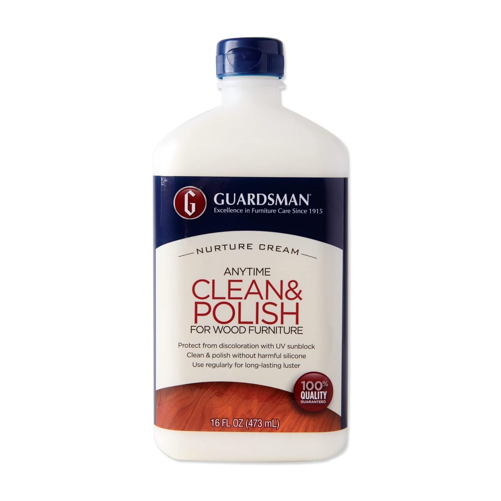 Guardsman Clean & Polish For Wood Furniture – Cream Polish 16 oz – Silicone