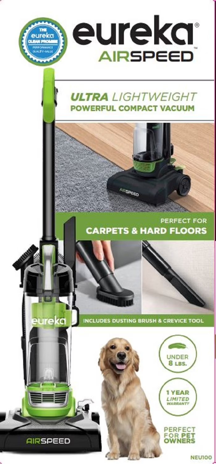 Airspeed Bagless Upright Vacuum Cleaner, NEU100