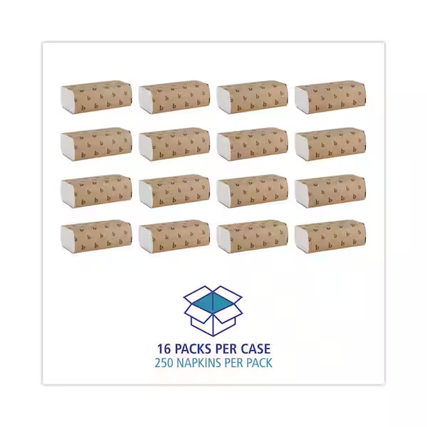 Boardwalk White Multi-Fold Paper Towels, 4,000 Towels (BWK6200)