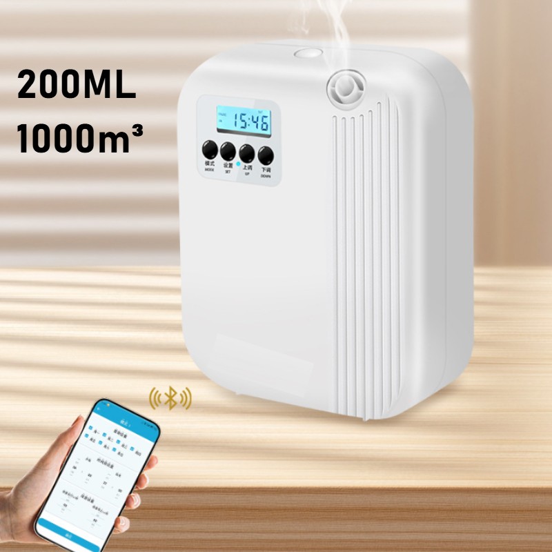 1000m³ 200mL Bluetooth Essential Oil Diffuser Scent Aroma Machine Hotel Office