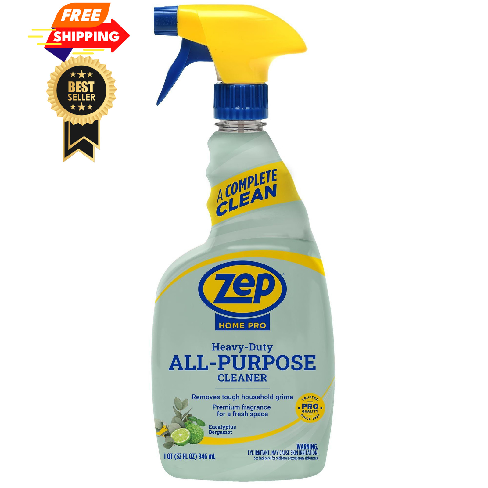 Zep Home Pro Heavy-Duty All-Purpose Cleaner – 32 oz 32 Fl Oz (Pack of 1)