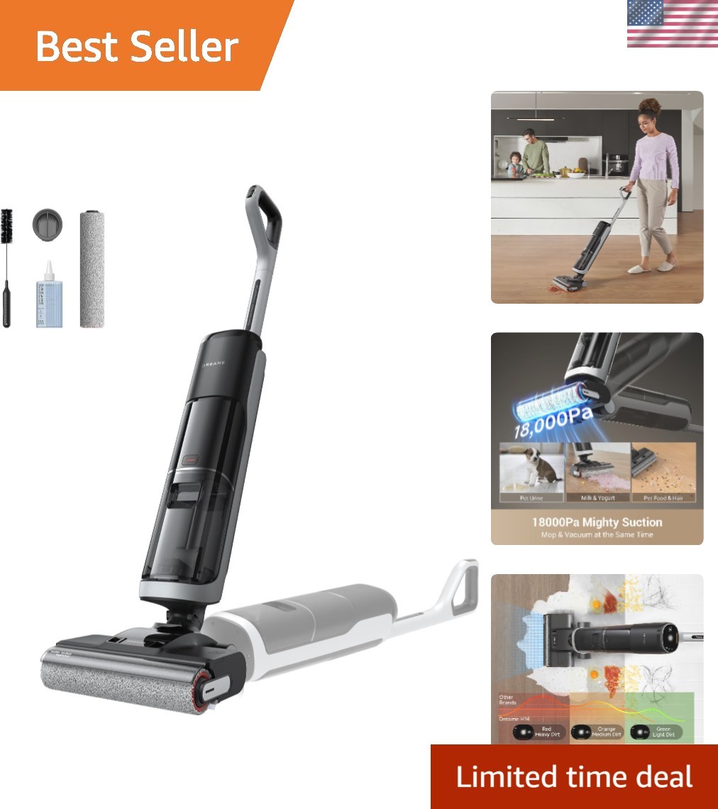 H14 Advanced Cordless Vacuum Cleaner – Dual Rotation & Edge Cleaning Experience