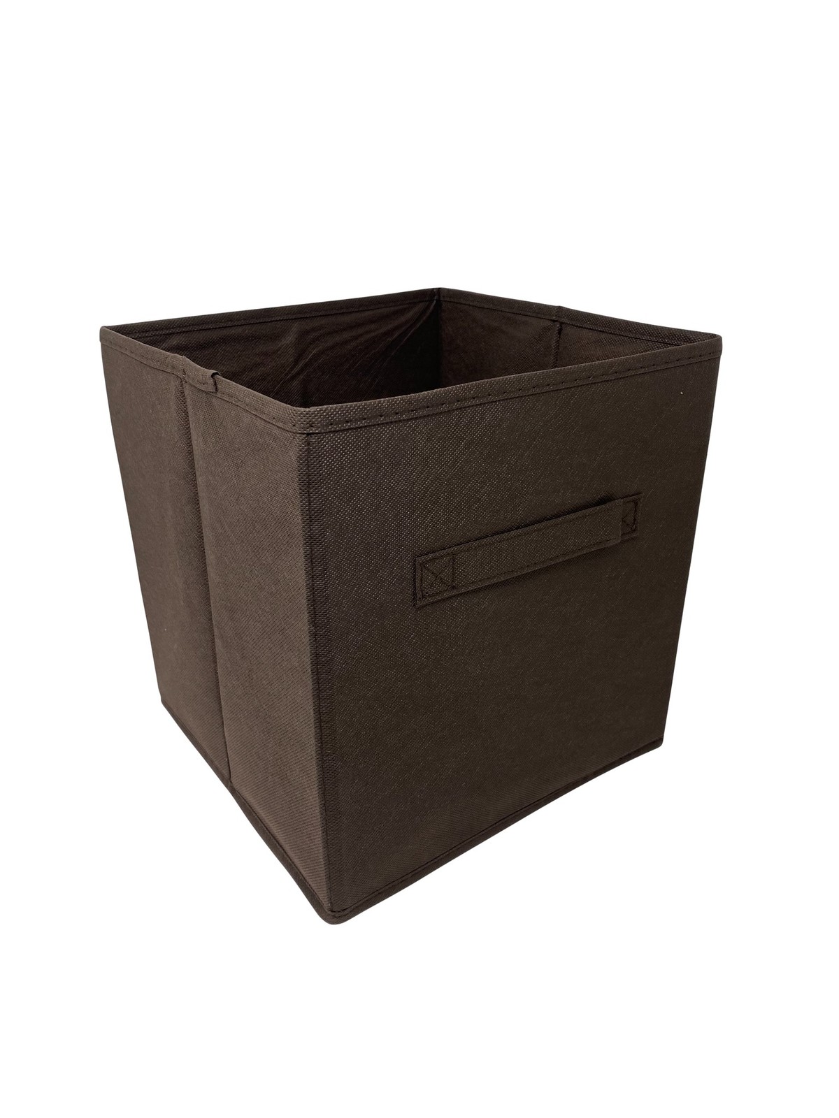 Brown 10″ 6 pcs Fabric Storage Bins Box Organizer Cube Basket Container
