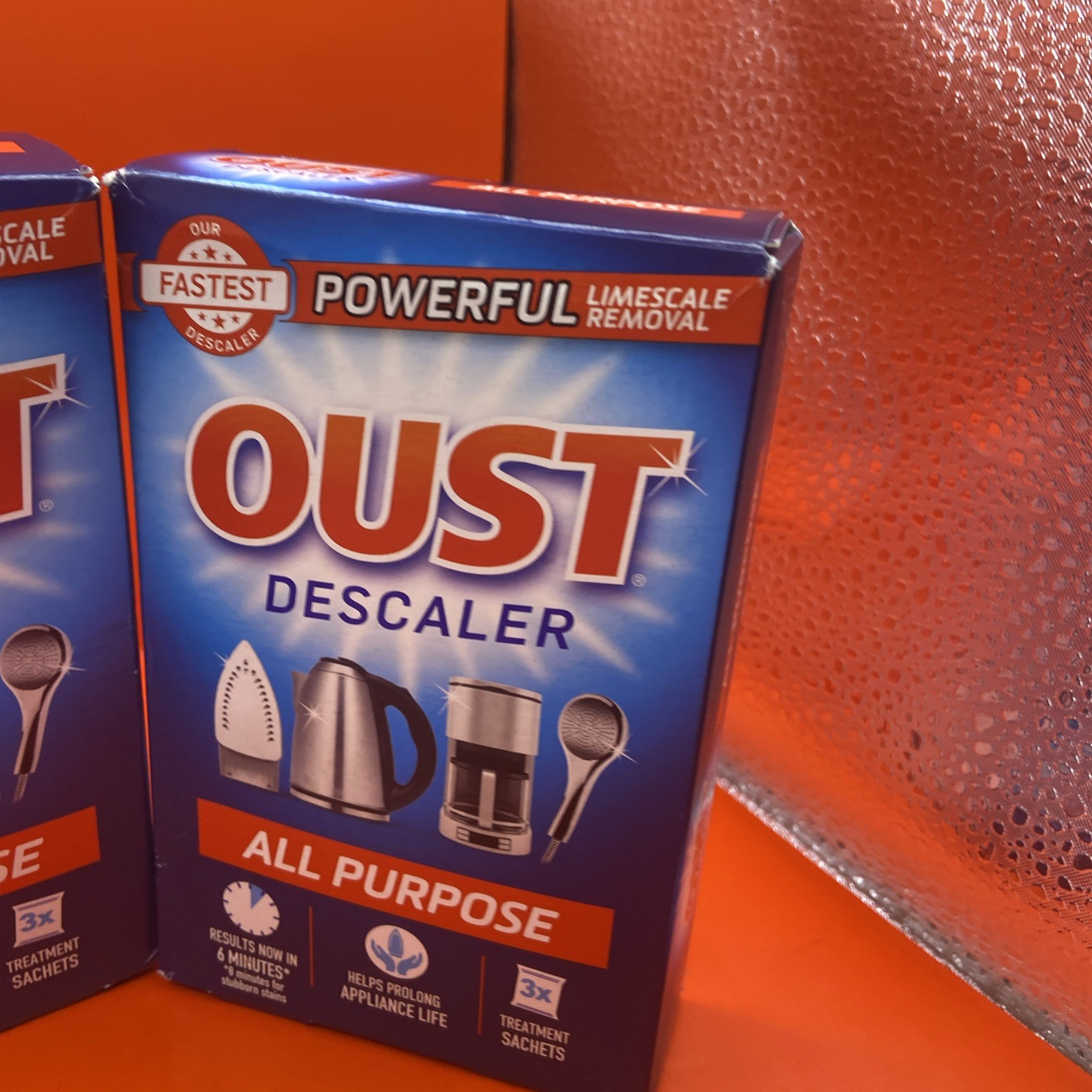 3x OUST All Purpose Descaler Kettle Iron Limescale Remover Cleaner De-Scaler 3pk