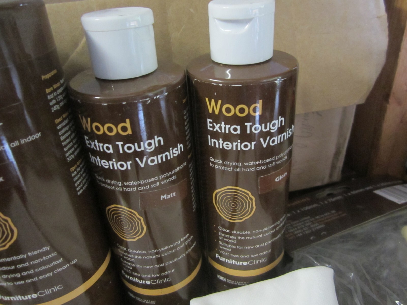 Furniture Clinic Wood Cleaner (8.5 oz, 250ml) | Restore & Spot Clean Hardwood ++