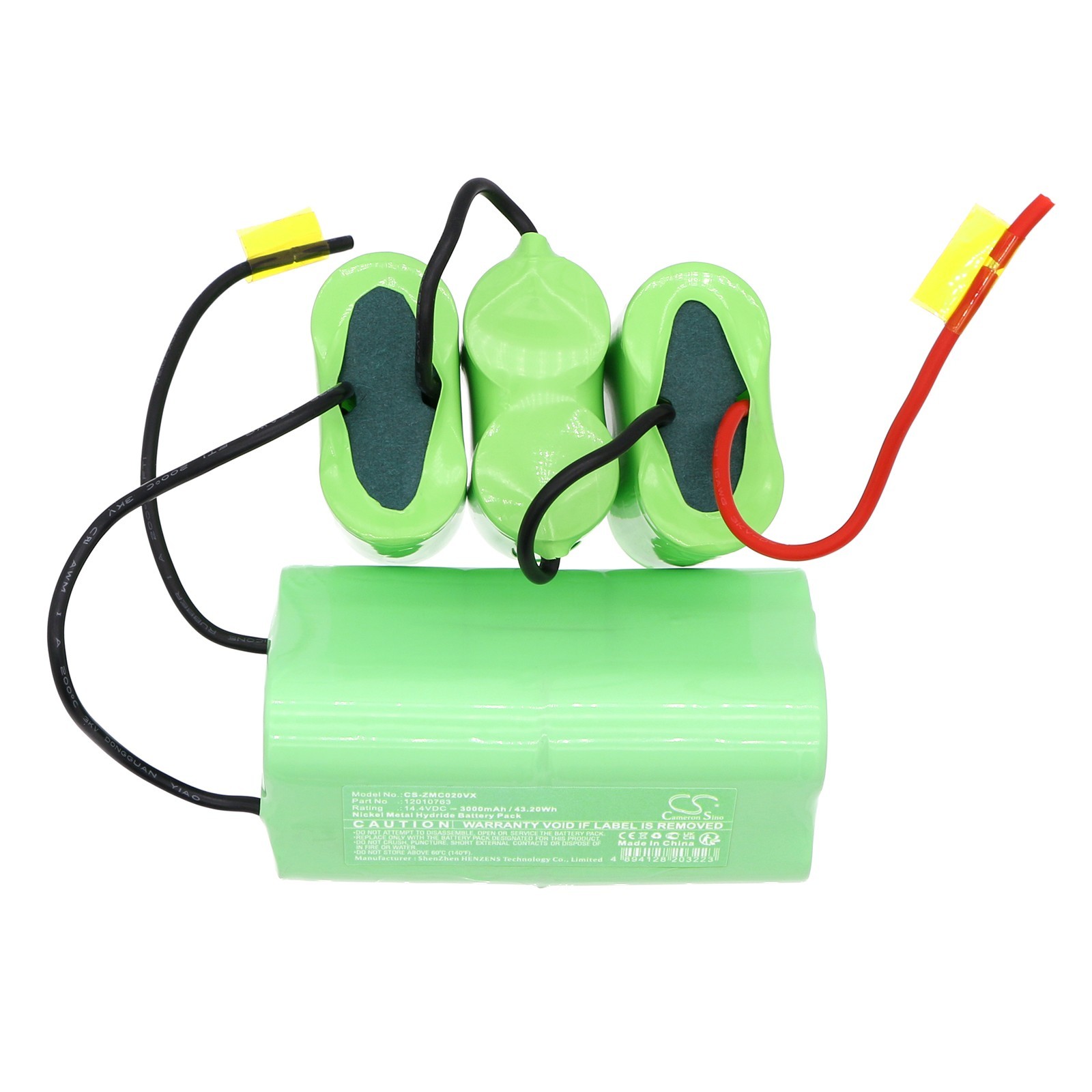 BATTERIE Ni-MH 14.4V 3000mAh Type 12010763 For Zelmer ZVC020ZQ