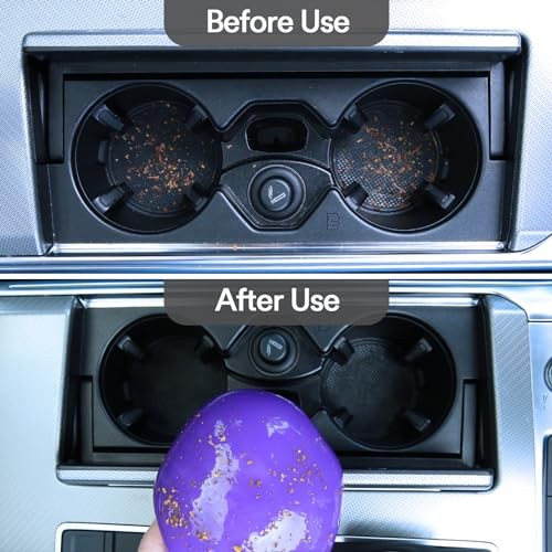 PULIDIKI Car Cleaning Gel Putty Slime Detailing Kit Interior Cleaner Purple