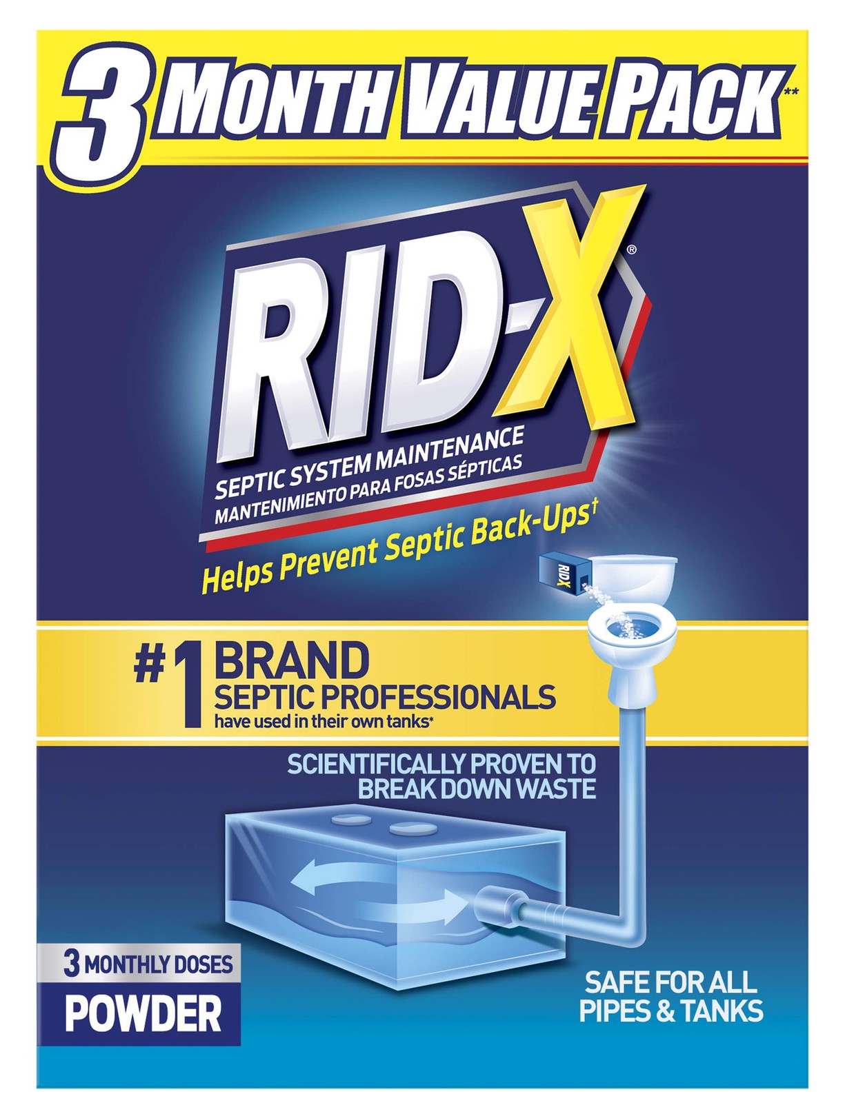 Septic Treatment Powder for 3 Months Supply, 29.4 Ounces – Effective Solution